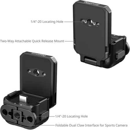 SmallRig 6359 - szybkozłączkowy adapter z portem USB-C i montażową płytką magnetyczną do DJI Osmo Pocket 4 / 3